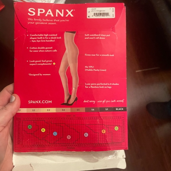 Spanx High Waisted Firm Believer Sheers - Nude Tights/Hose - Size G - Brand New - Picture 2 of 3